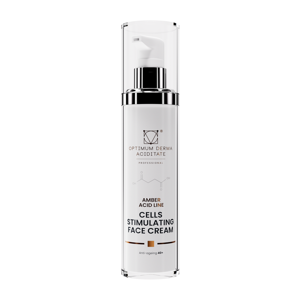 CELL STIMULATING FACE CREAM 40+ WITH AMBER ACID AND PEPTIDES, 50 ml